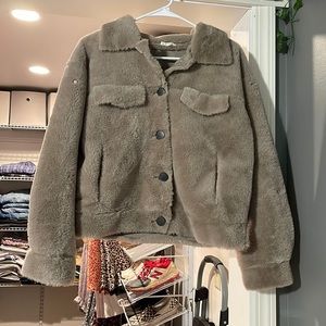 Faux fur coat